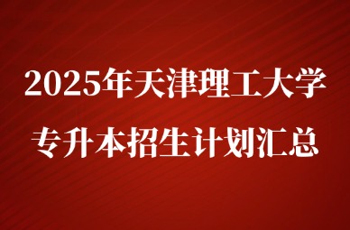 2025年天津理工大学专升本招生计划汇总