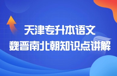 2025年天津专升本语文魏晋南北朝知识点讲解